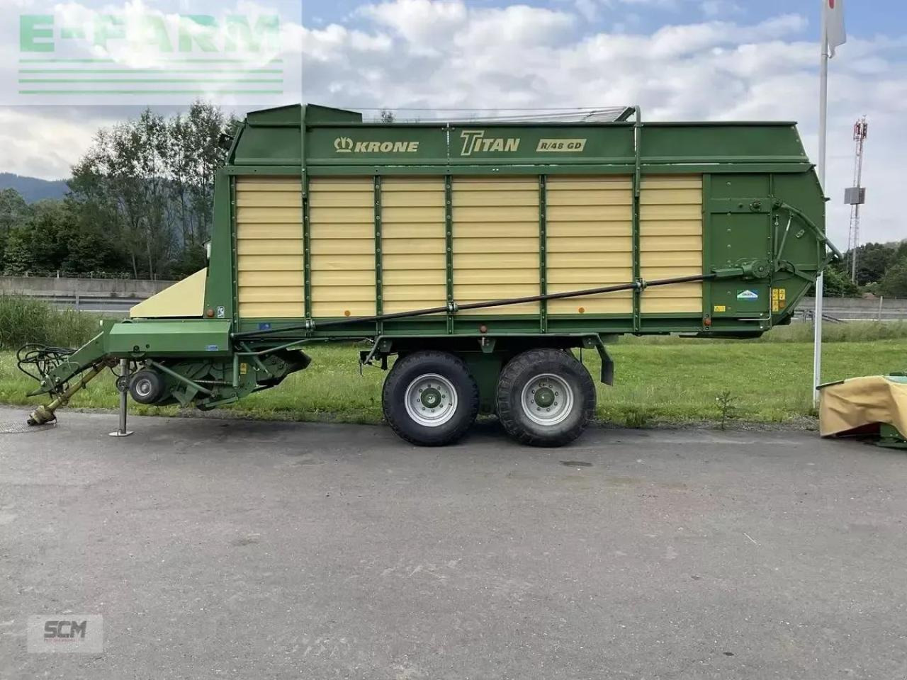 Krone krone ladewagen titan r 48/gd - Саморазтоварващо се ремарке: снимка 1 Krone krone ladewagen titan r 48/gd - Саморазтоварващо се ремарке: снимка 1