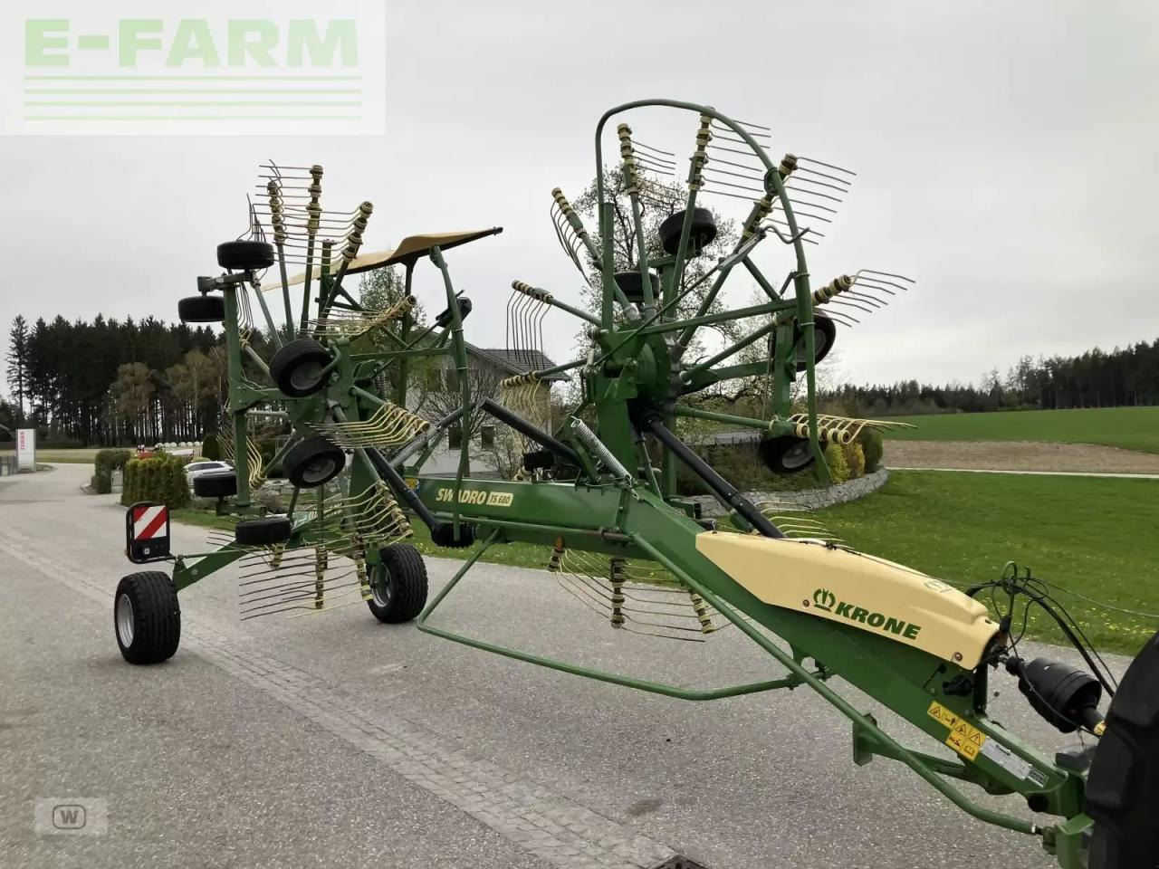 Гребло/ Сенообръщачка Krone swadro ts 680: снимка 17