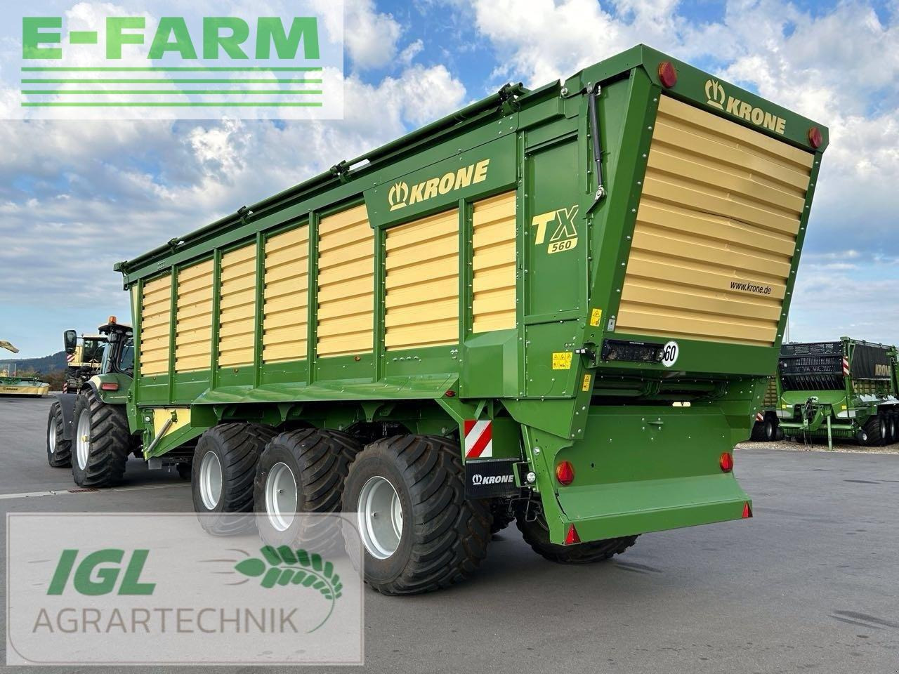 Krone tx 560 - Селскостопанско ремарке самосвал: снимка 3 Krone tx 560 - Селскостопанско ремарке самосвал: снимка 3