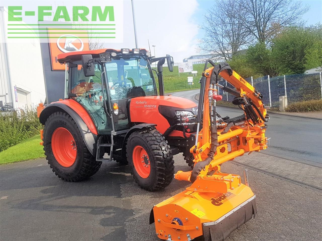 Трактор Kubota m4-073 cab demomaschine: снимка 9