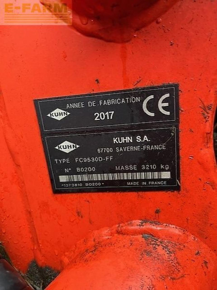 Kuhn fc 9530 d ff - Косачка: снимка 4 Kuhn fc 9530 d ff - Косачка: снимка 4