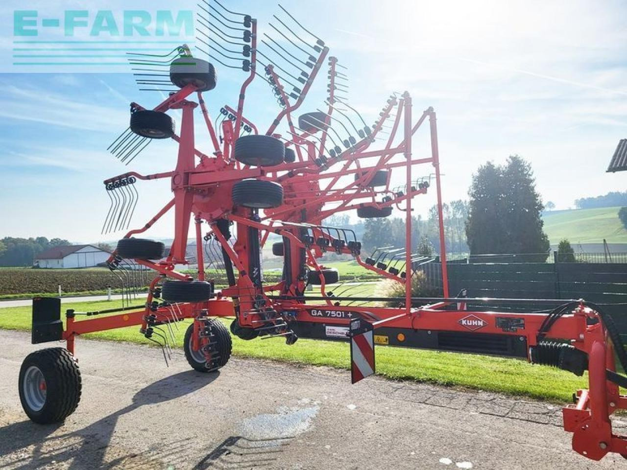 Kuhn ga7501+ 2-kreisel-mittelschwader - Гребло/ Сенообръщачка: снимка 2 Kuhn ga7501+ 2-kreisel-mittelschwader - Гребло/ Сенообръщачка: снимка 2