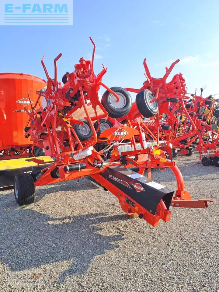 Kuhn gf 10803 t - Гребло/ Сенообръщачка: снимка 4 Kuhn gf 10803 t - Гребло/ Сенообръщачка: снимка 4