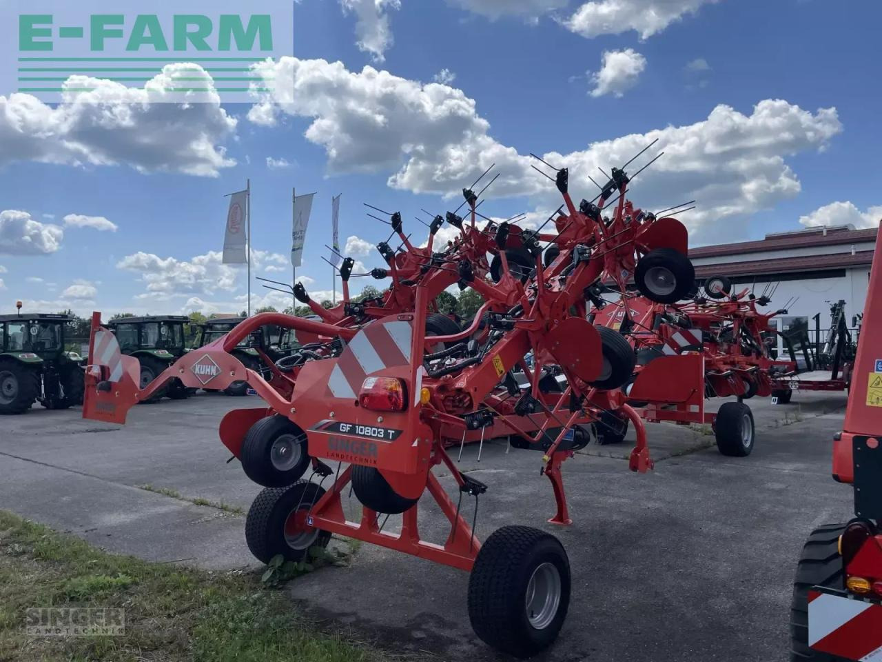 Kuhn gf 10803 t - Гребло/ Сенообръщачка: снимка 4 Kuhn gf 10803 t - Гребло/ Сенообръщачка: снимка 4