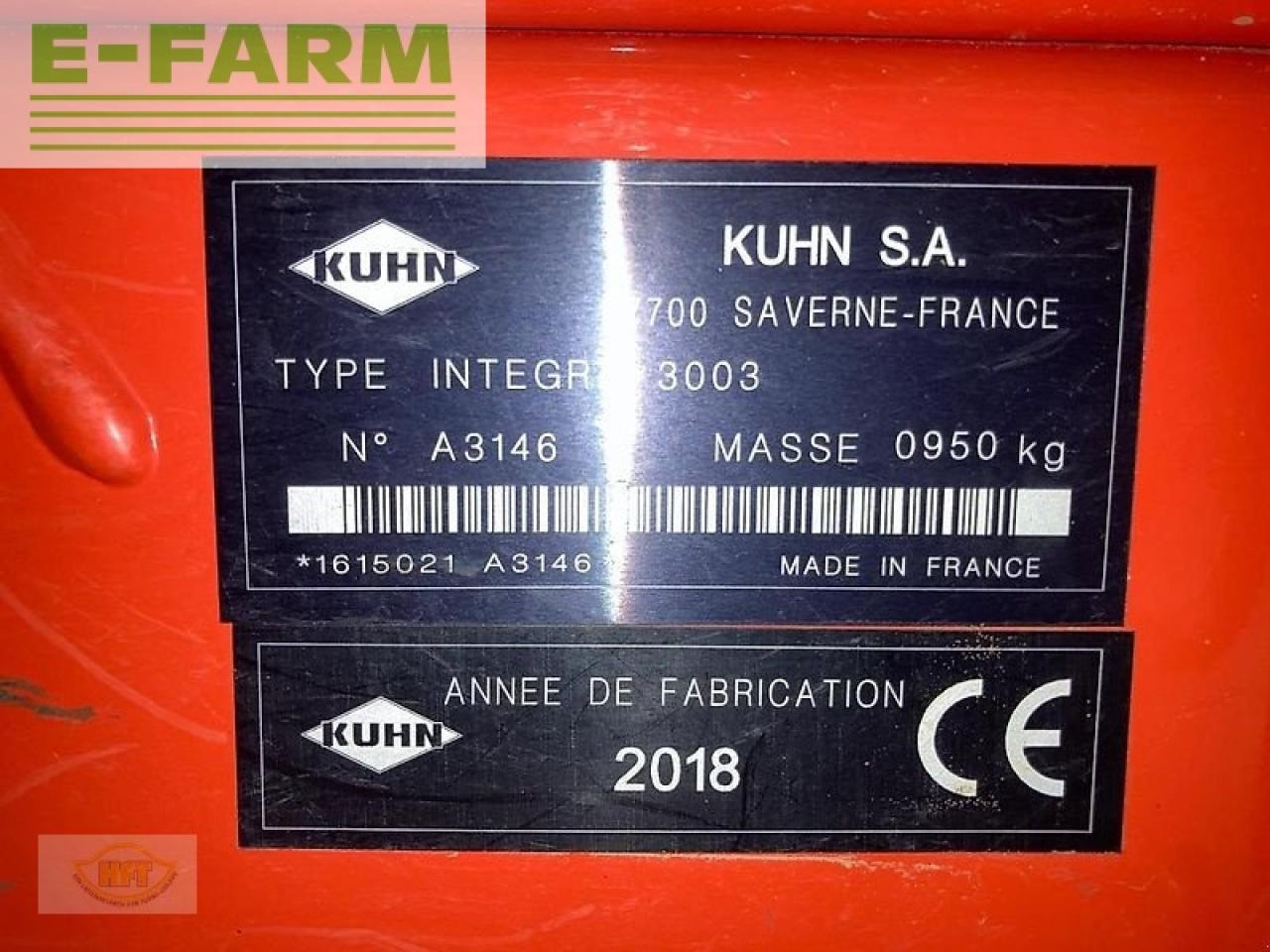 Комбинирана сеялка Kuhn integra 3003 sd: снимка 8