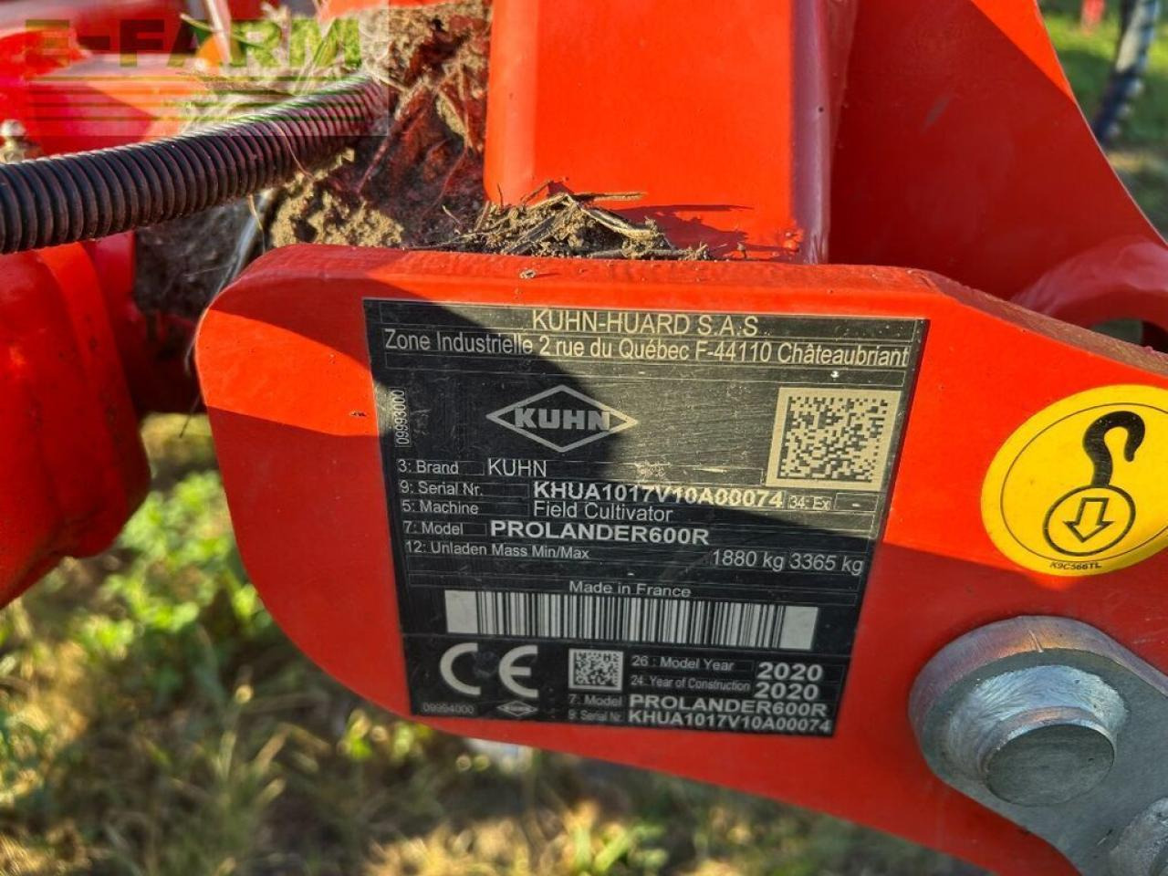 Kuhn prolander 600r - Култиватор: снимка 5 Kuhn prolander 600r - Култиватор: снимка 5