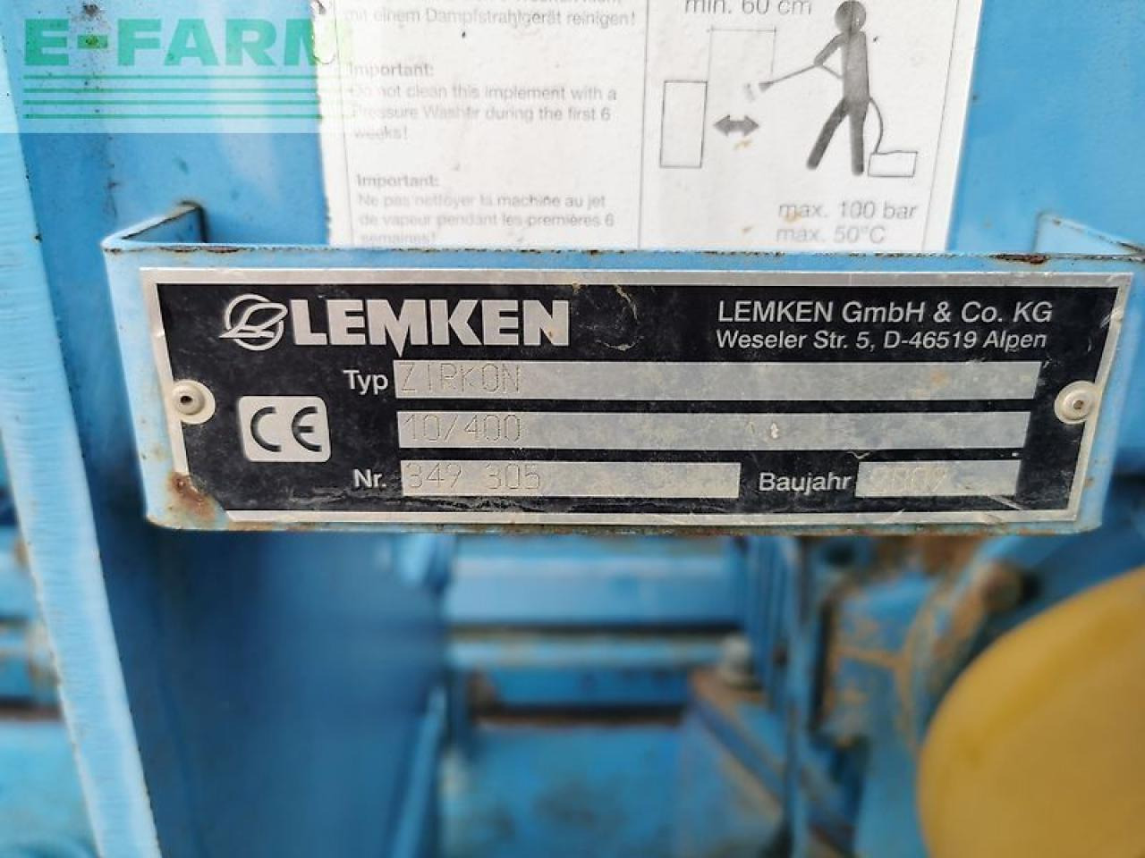 Lemken saphir/zirkon - Сеялка: снимка 2 Lemken saphir/zirkon - Сеялка: снимка 2