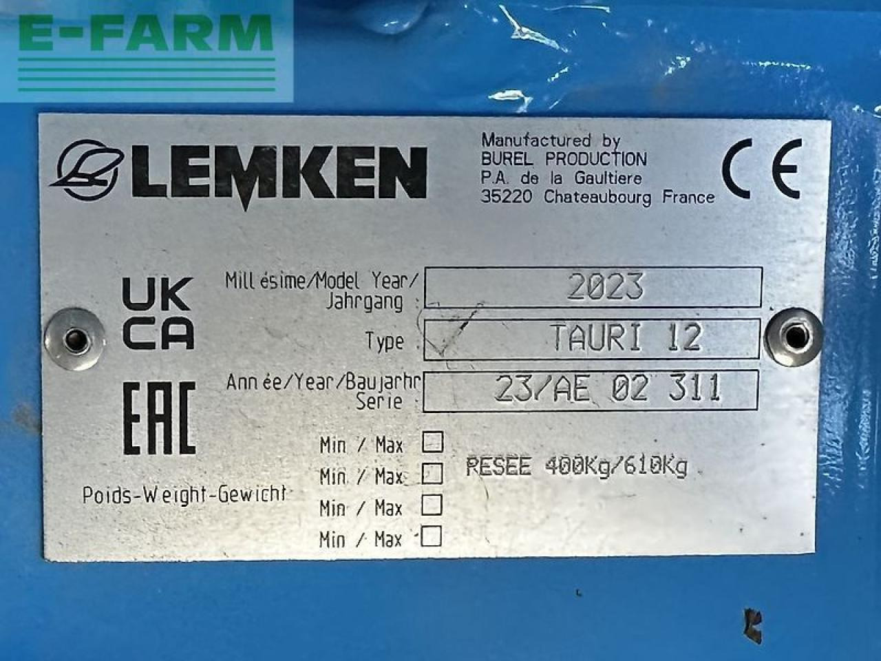 Lemken tauri 12/2150 - Тороразпръсквачка: снимка 2 Lemken tauri 12/2150 - Тороразпръсквачка: снимка 2