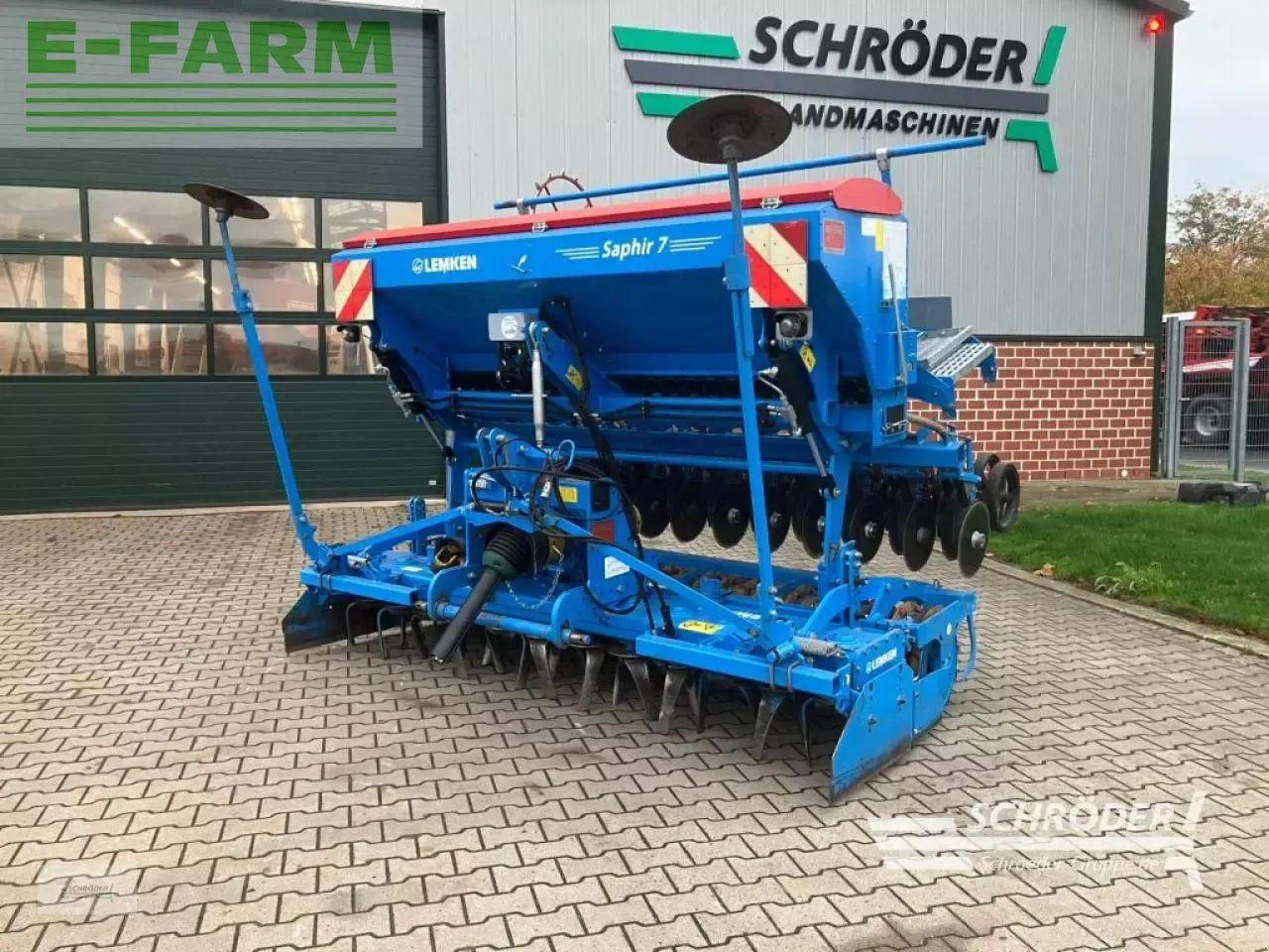 Lemken zirkon 10 + saphir 7 - Машина за обработка на почвата: снимка 1 Lemken zirkon 10 + saphir 7 - Машина за обработка на почвата: снимка 1