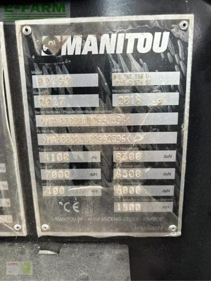 Manitou mlt 741 - Телескопичен товарач: снимка 3 Manitou mlt 741 - Телескопичен товарач: снимка 3