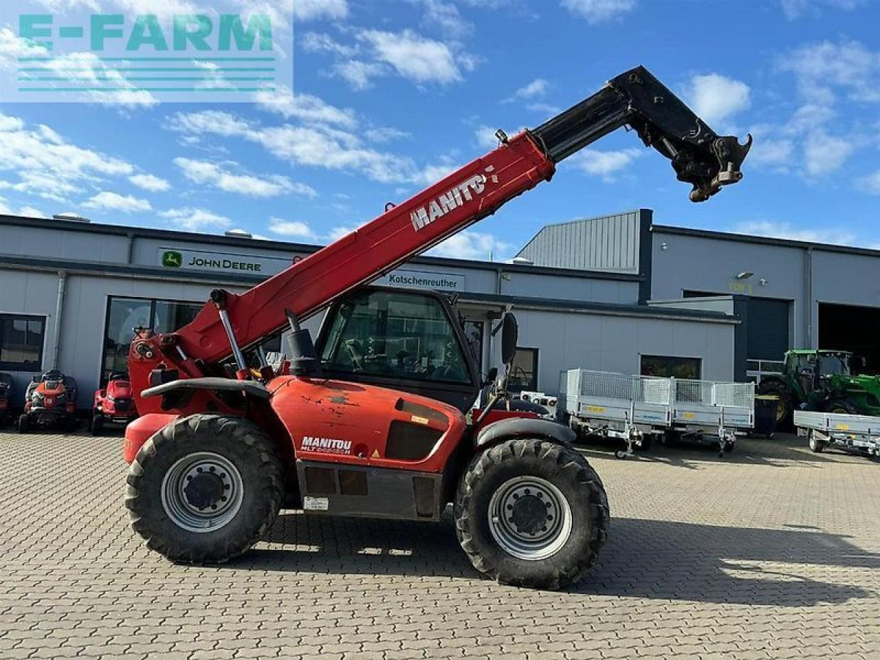 Manitou mlt845-120h 4-e3 - Телескопичен товарач: снимка 1 Manitou mlt845-120h 4-e3 - Телескопичен товарач: снимка 1