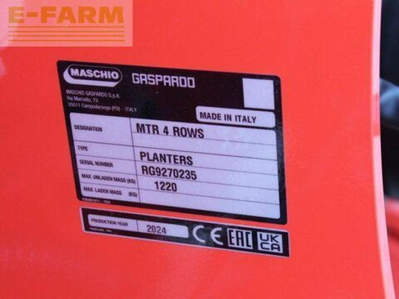 Maschio mtr 4 - Прецизна сеялка: снимка 2 Maschio mtr 4 - Прецизна сеялка: снимка 2