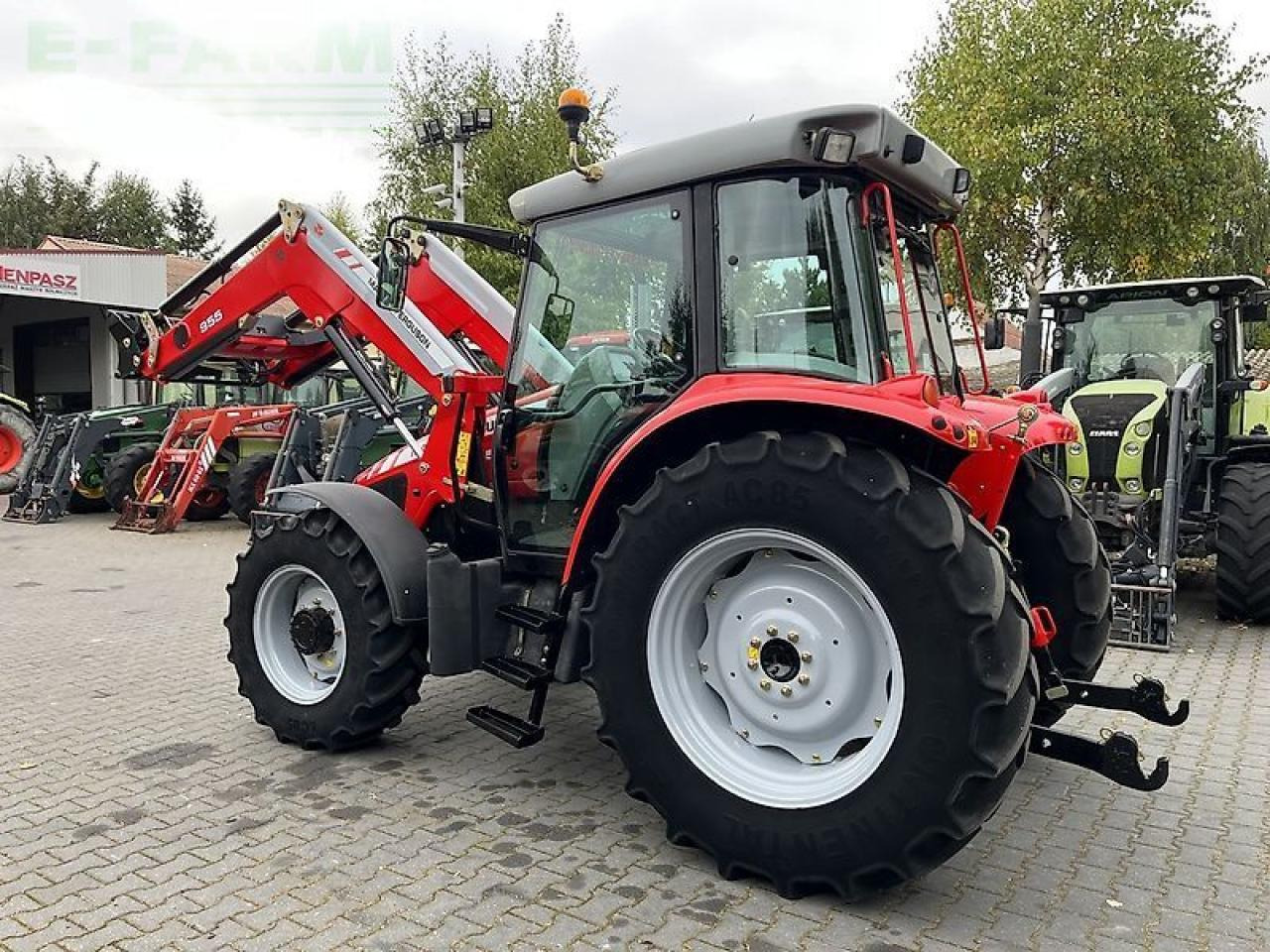 Трактор Massey Ferguson 5455 dyna-4 + massey ferguson 955: снимка 8