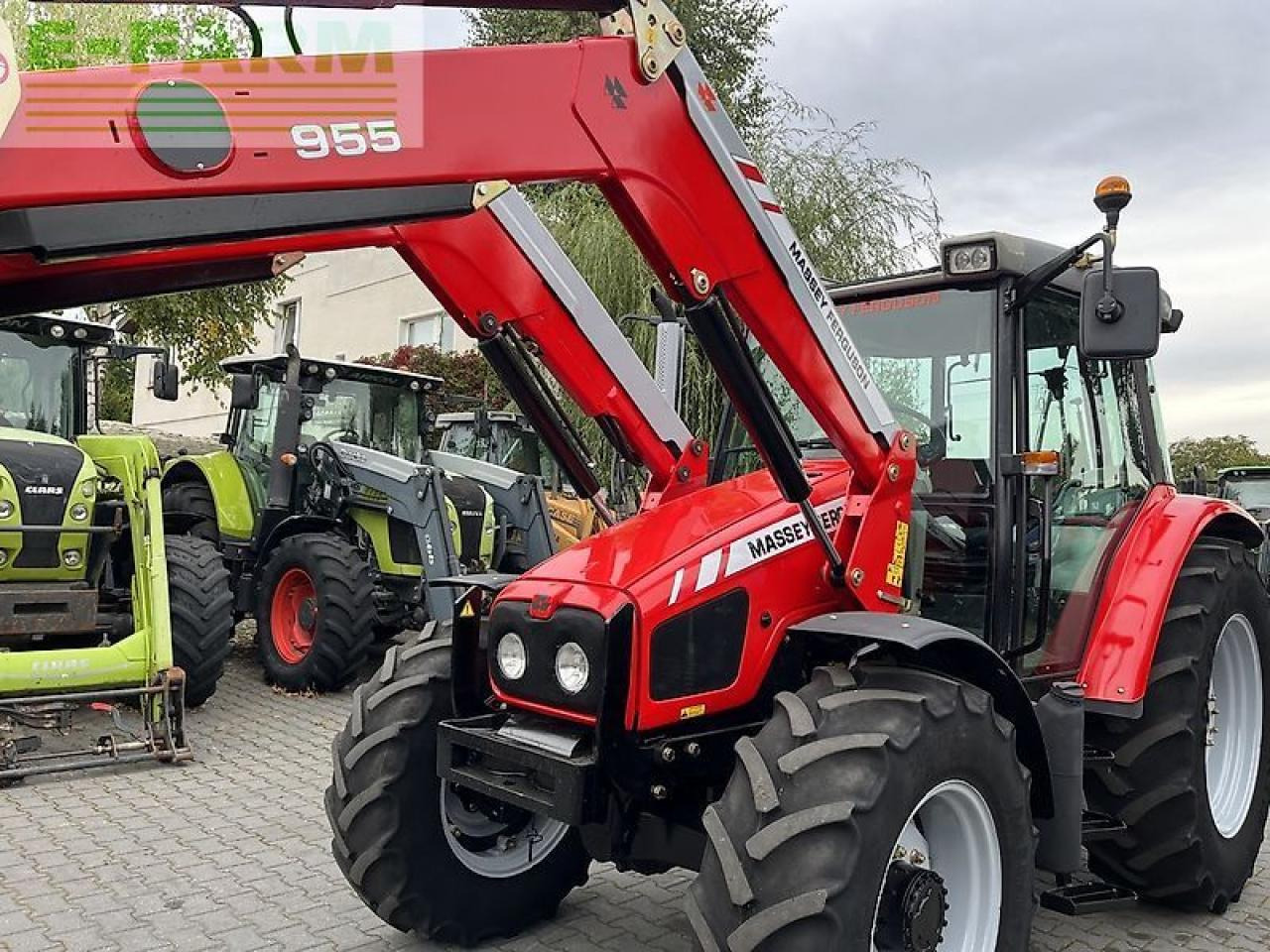 Трактор Massey Ferguson 5455 dyna-4 + massey ferguson 955: снимка 13