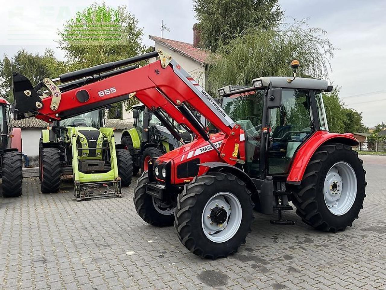 Трактор Massey Ferguson 5455 dyna-4 + massey ferguson 955: снимка 9