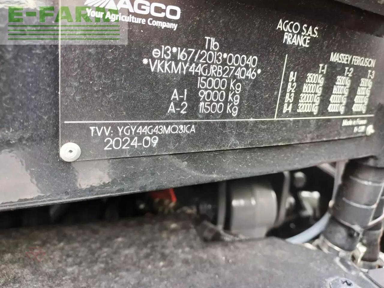 Massey Ferguson mf 8727 s (stage v) - Трактор: снимка 2 Massey Ferguson mf 8727 s (stage v) - Трактор: снимка 2