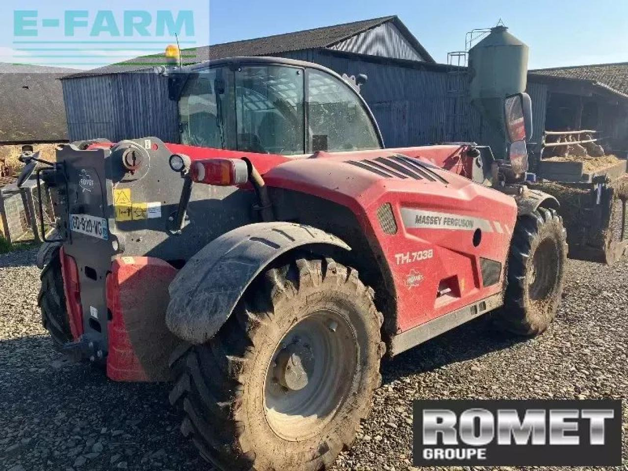 Massey Ferguson th7038 - Телескопичен товарач: снимка 2 Massey Ferguson th7038 - Телескопичен товарач: снимка 2