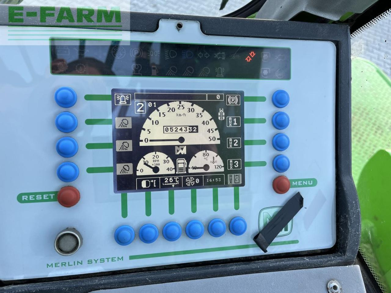 Телескопичен товарач Merlo roto 45.21 mcss mit funksteuerung: снимка 16