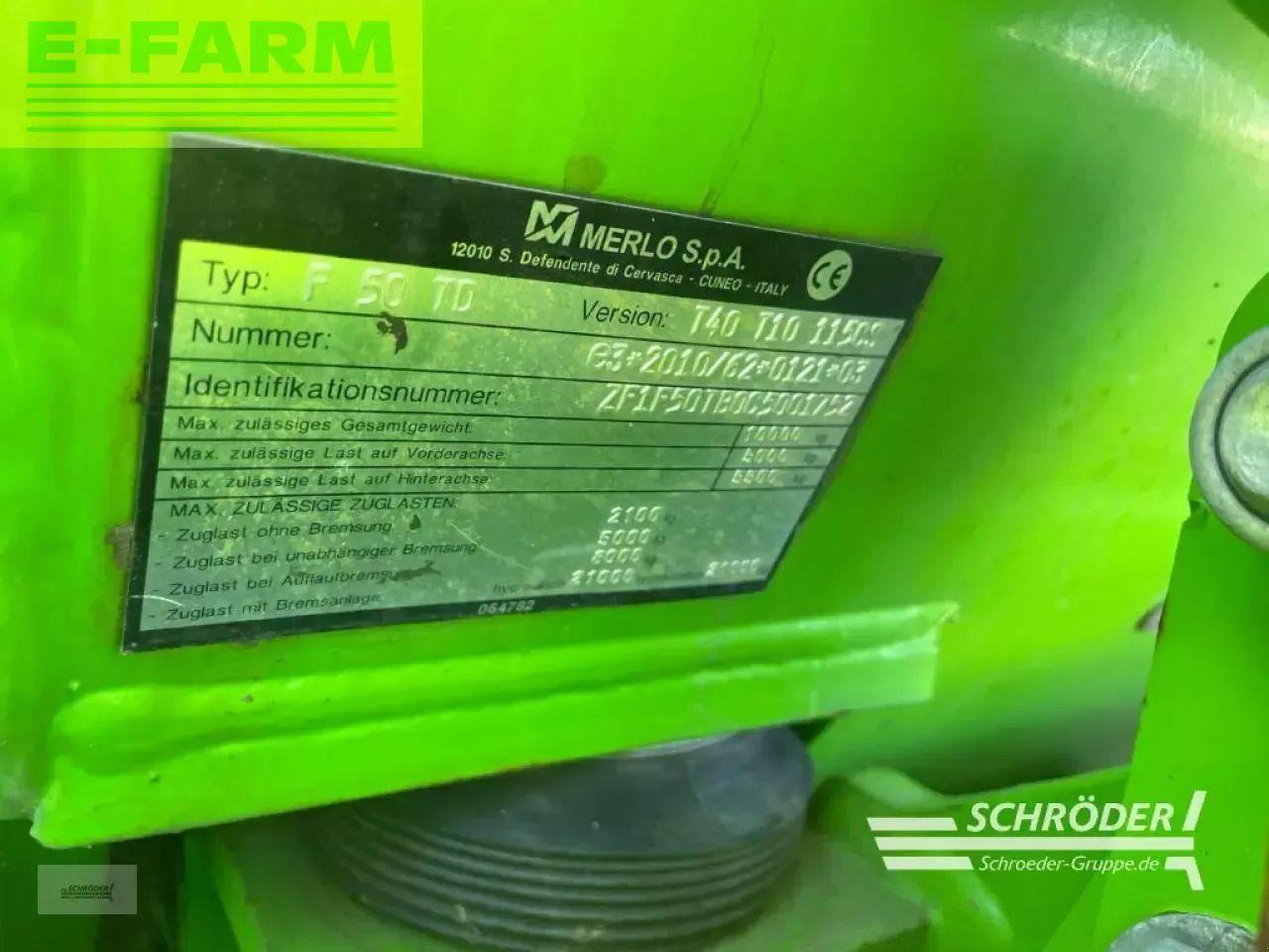 Телескопичен товарач Merlo tf 38.10 cs - 156: снимка 17