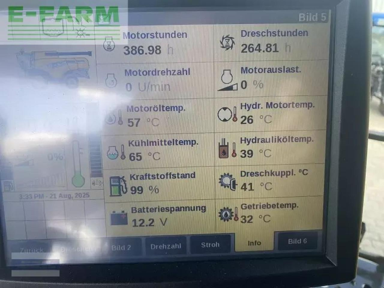 Зърнокомбайн New Holland cx 8.90: снимка 21 Зърнокомбайн New Holland cx 8.90: снимка 21