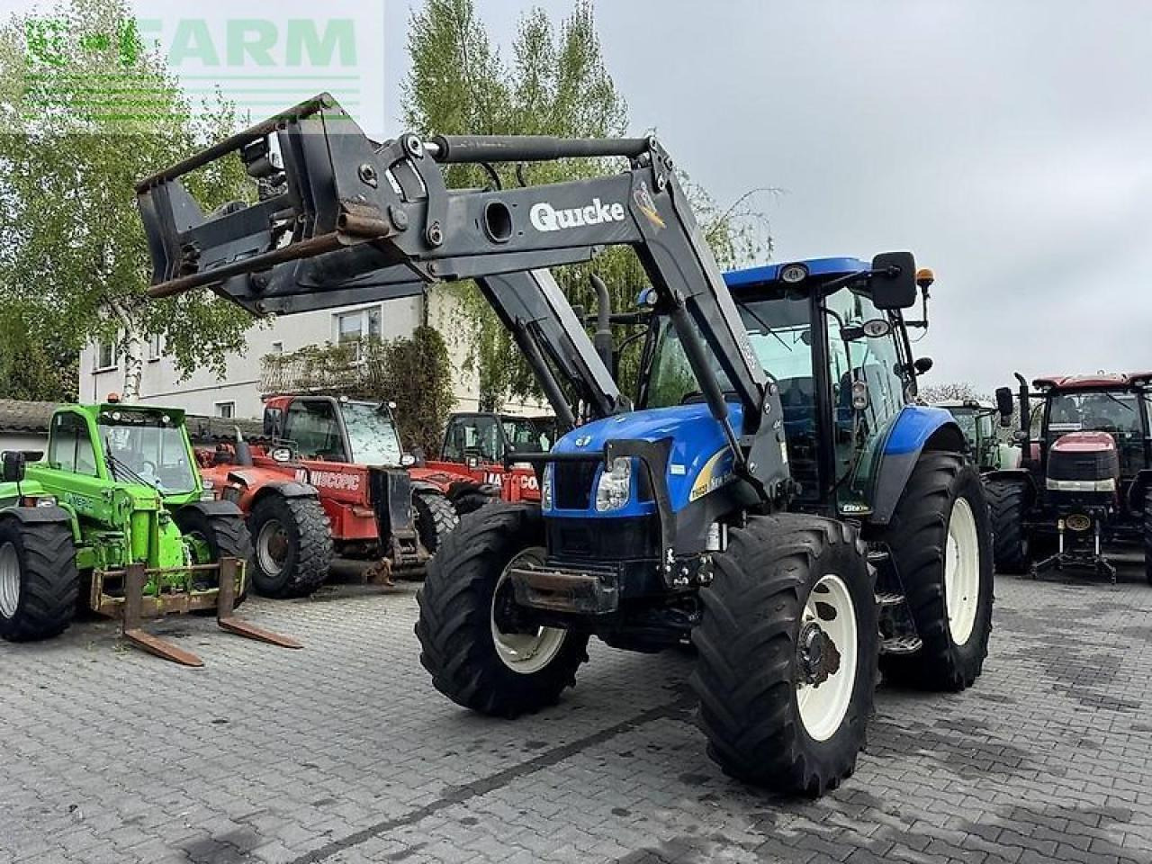 New Holland t6020 elite + quicke q55 Elite - Трактор: снимка 2 New Holland t6020 elite + quicke q55 Elite - Трактор: снимка 2
