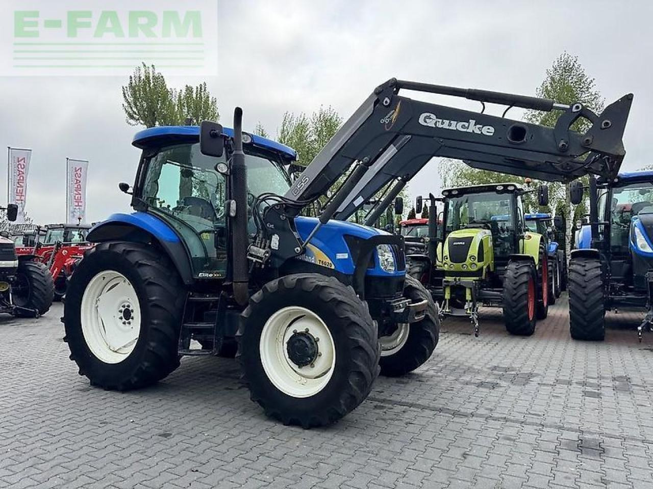 New Holland t6020 elite + quicke q55 Elite - Трактор: снимка 4 New Holland t6020 elite + quicke q55 Elite - Трактор: снимка 4