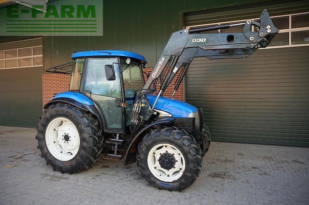 New Holland td80d mit quicke frontlader D - Трактор: снимка 1 New Holland td80d mit quicke frontlader D - Трактор: снимка 1