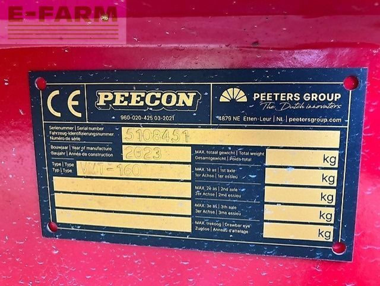 Peecon biga 18 topliner - Техника за животновъдство: снимка 3 Peecon biga 18 topliner - Техника за животновъдство: снимка 3
