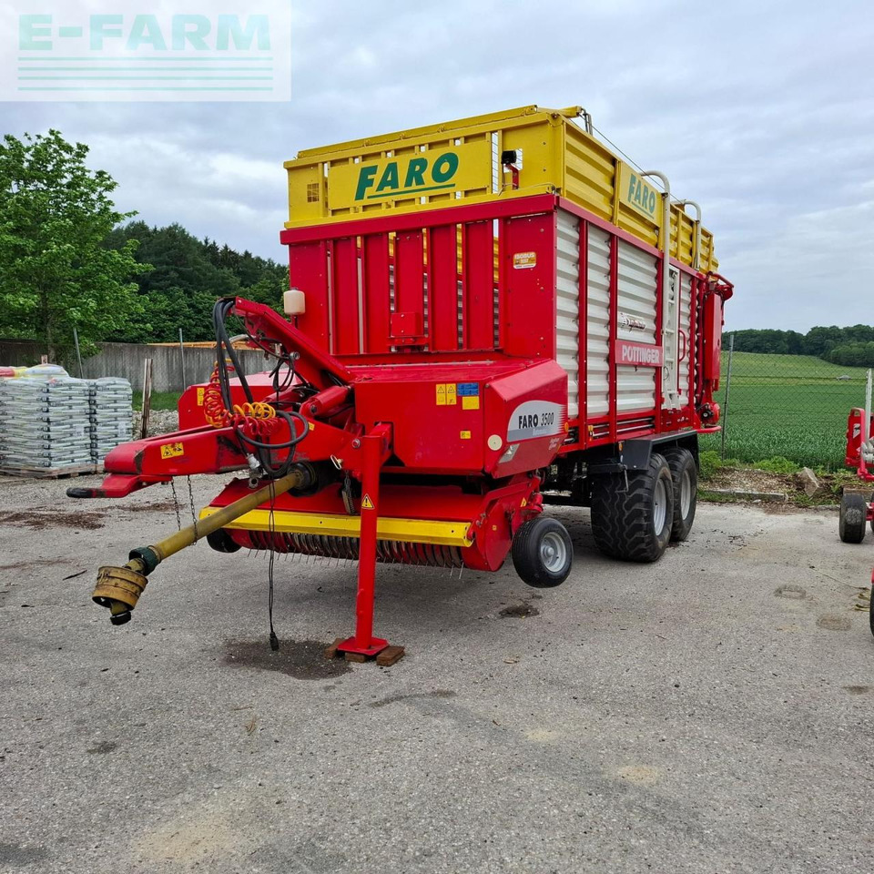 Pöttinger Silierwagen /Faro 3500D - Селскостопанско ремарке самосвал: снимка 1 Pöttinger Silierwagen /Faro 3500D - Селскостопанско ремарке самосвал: снимка 1
