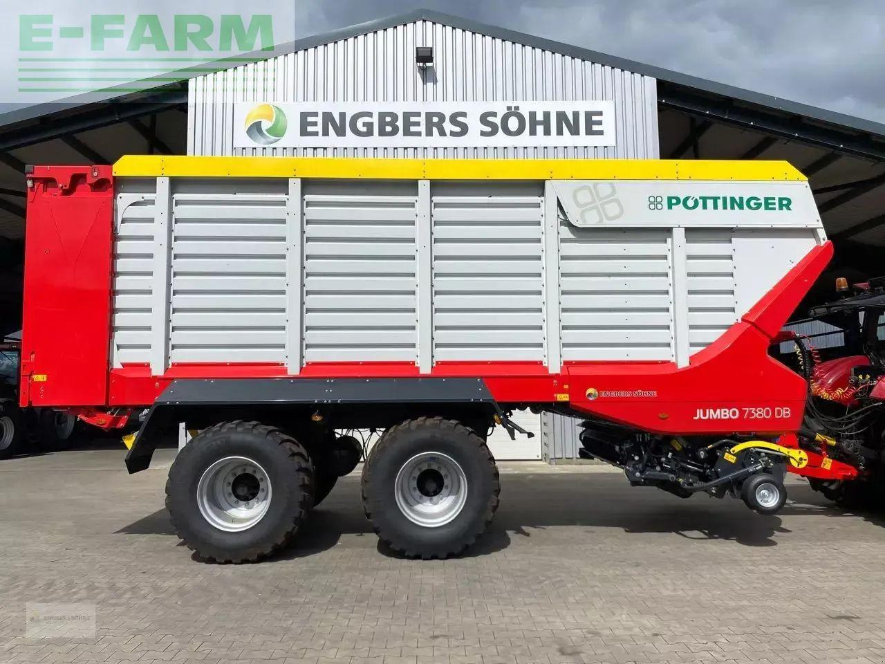 Pöttinger jumbo 7380 db - Саморазтоварващо се ремарке: снимка 1 Pöttinger jumbo 7380 db - Саморазтоварващо се ремарке: снимка 1