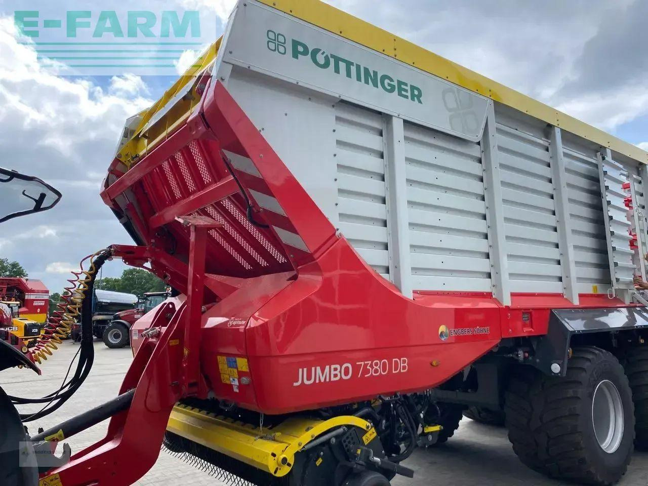 Pöttinger jumbo 7380 db - Саморазтоварващо се ремарке: снимка 5 Pöttinger jumbo 7380 db - Саморазтоварващо се ремарке: снимка 5