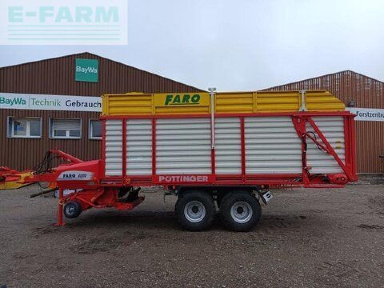 Pöttinger ladewagen faro 4000 l - Селскостопанско ремарке самосвал: снимка 2 Pöttinger ladewagen faro 4000 l - Селскостопанско ремарке самосвал: снимка 2