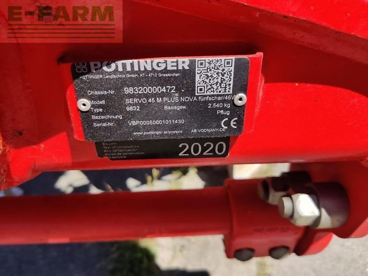 Pöttinger servo 45 m plus nova fünfschar - Плуг: снимка 5 Pöttinger servo 45 m plus nova fünfschar - Плуг: снимка 5