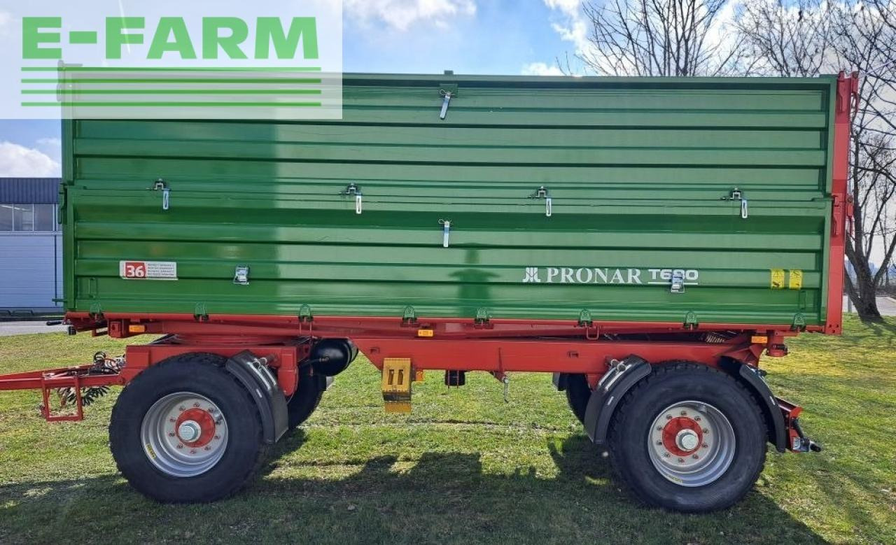 Pronar t680 zweiachs- dreiseitenkipper - Селскостопанско ремарке самосвал: снимка 2 Pronar t680 zweiachs- dreiseitenkipper - Селскостопанско ремарке самосвал: снимка 2