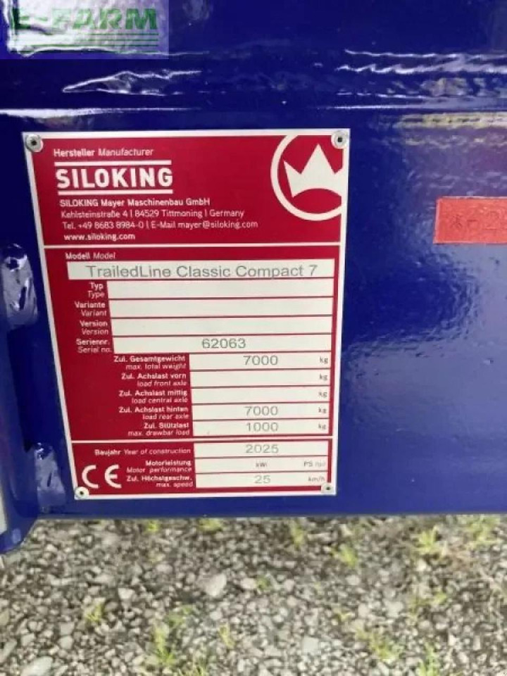 Siloking trailedline classic compact 7 - Техника за животновъдство: снимка 5 Siloking trailedline classic compact 7 - Техника за животновъдство: снимка 5