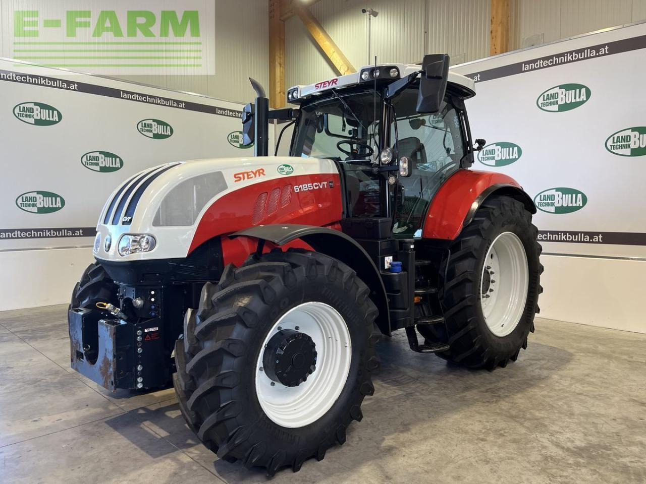 Steyr 6185 cvt hi-escr komfort - Трактор: снимка 1 Steyr 6185 cvt hi-escr komfort - Трактор: снимка 1