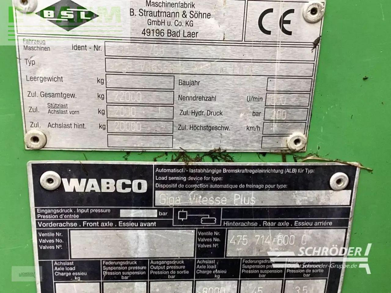 Strautmann giga vitesse 4 do duo - Саморазтоварващо се ремарке: снимка 5 Strautmann giga vitesse 4 do duo - Саморазтоварващо се ремарке: снимка 5