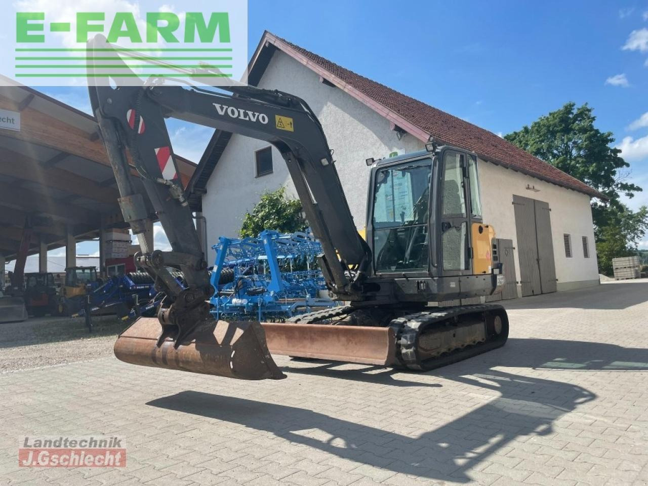 Мини багер Volvo ec 55c: снимка 8