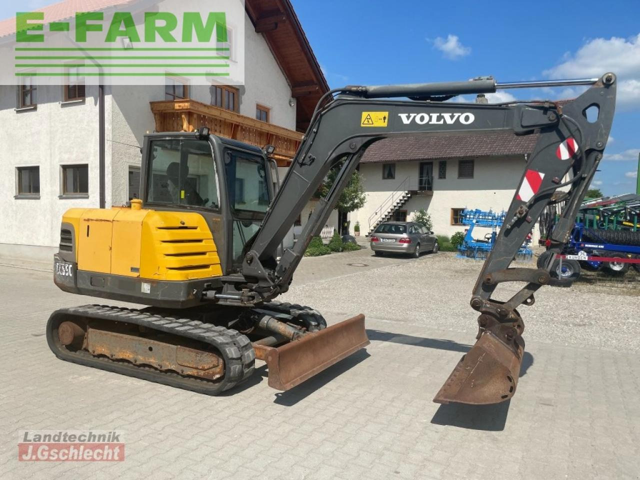 Мини багер Volvo ec 55c: снимка 14