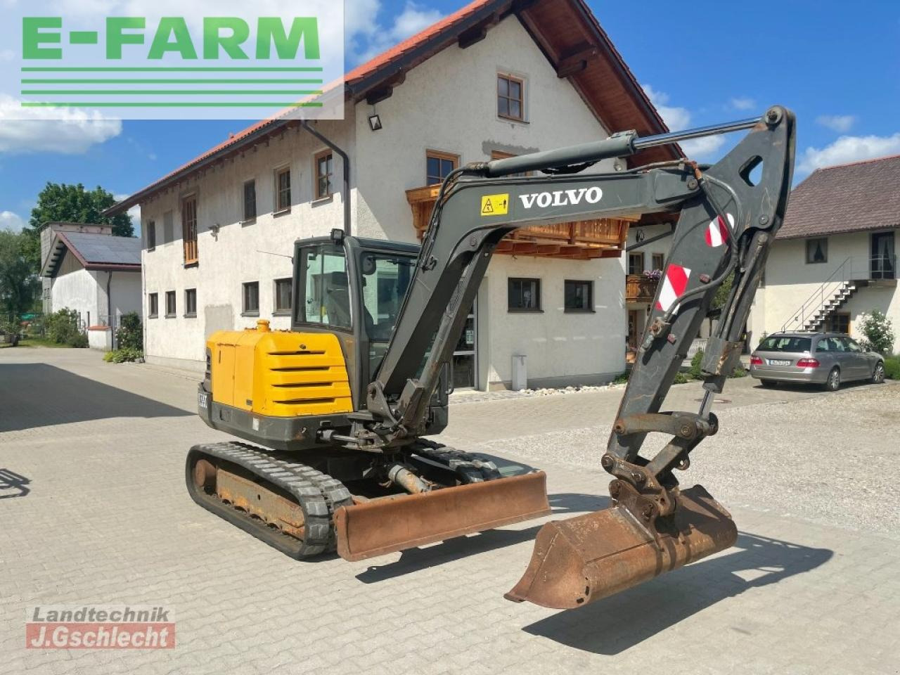 Мини багер Volvo ec 55c: снимка 10