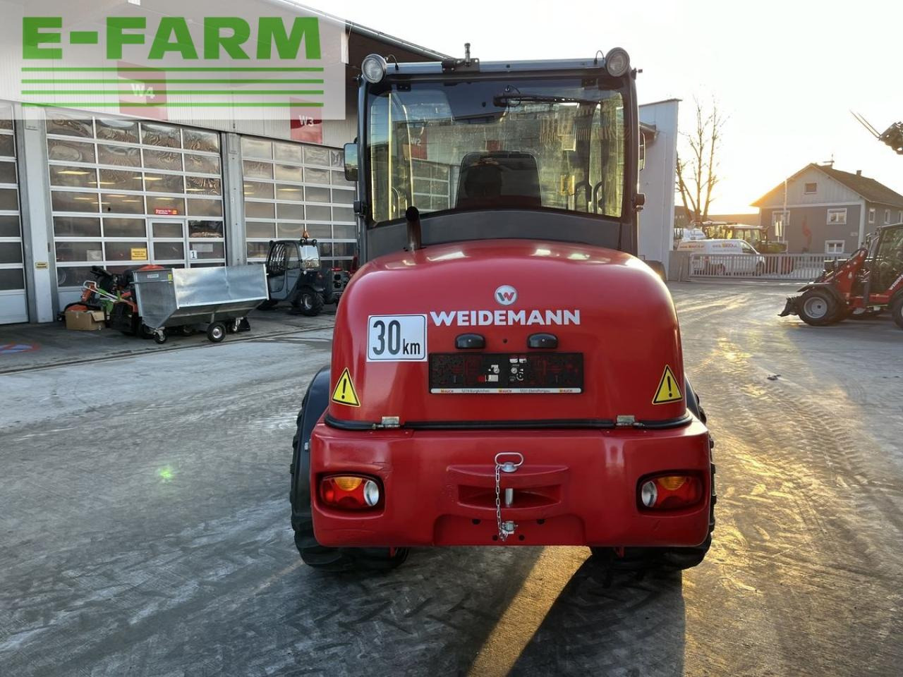 Телескопичен колесен товарач Weidemann 3070cx80 teleradlader 3100h, 30km/h 100l hydr.: снимка 14