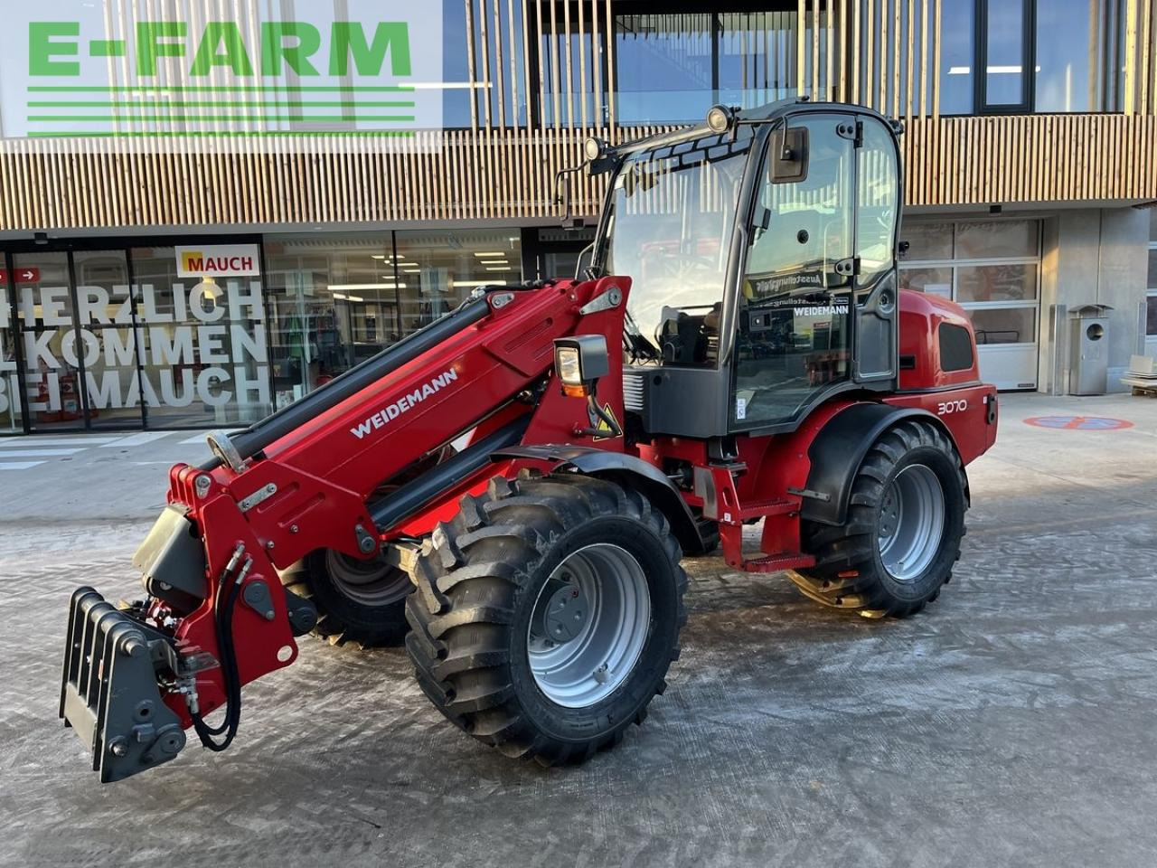 Телескопичен колесен товарач Weidemann 3070cx80 teleradlader 3100h, 30km/h 100l hydr.: снимка 25