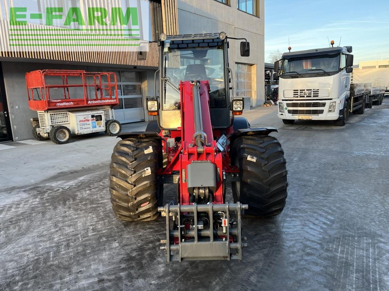 Телескопичен колесен товарач Weidemann 3070cx80 teleradlader 3100h, 30km/h 100l hydr.: снимка 22