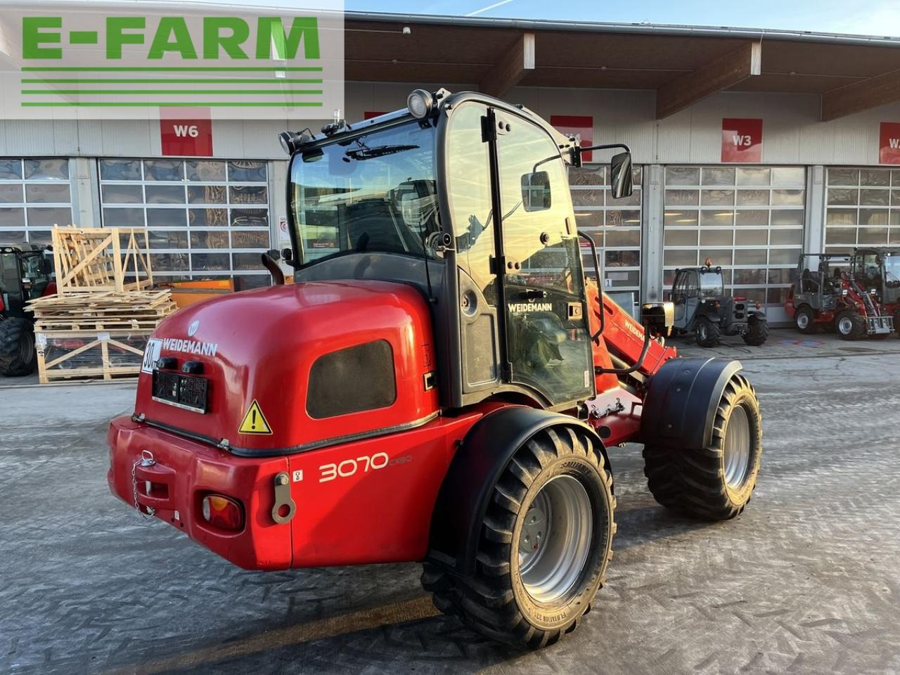 Телескопичен колесен товарач Weidemann 3070cx80 teleradlader 3100h, 30km/h 100l hydr.: снимка 16