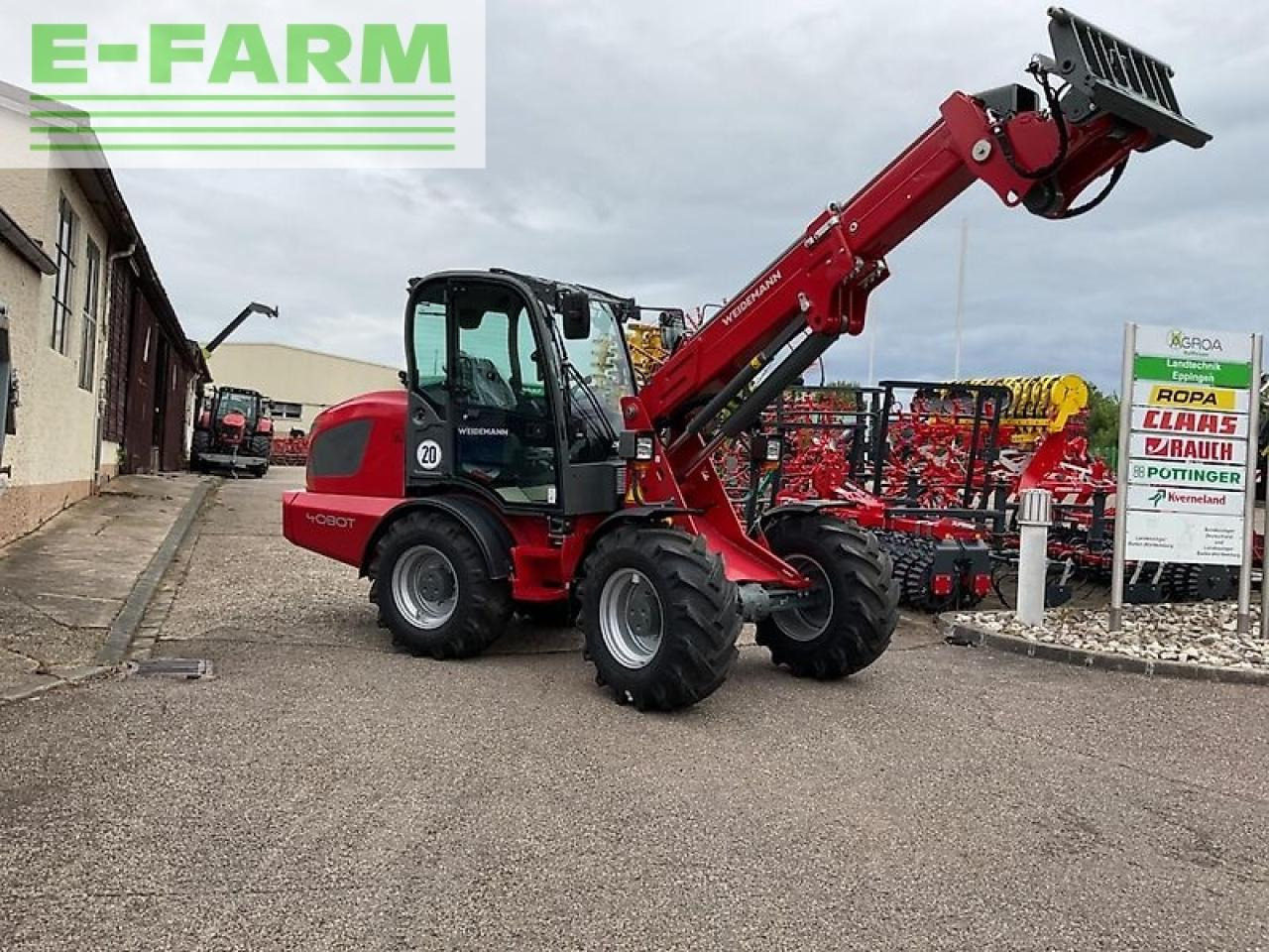 Weidemann 4080 t - Мини багер: снимка 1 Weidemann 4080 t - Мини багер: снимка 1