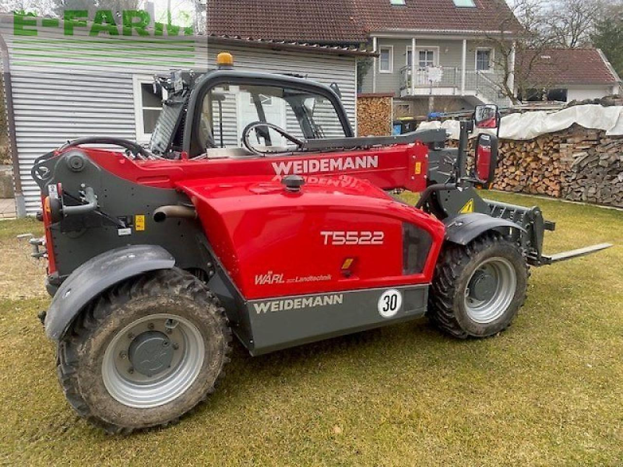 Weidemann t 5522 - Телескопичен товарач: снимка 1 Weidemann t 5522 - Телескопичен товарач: снимка 1