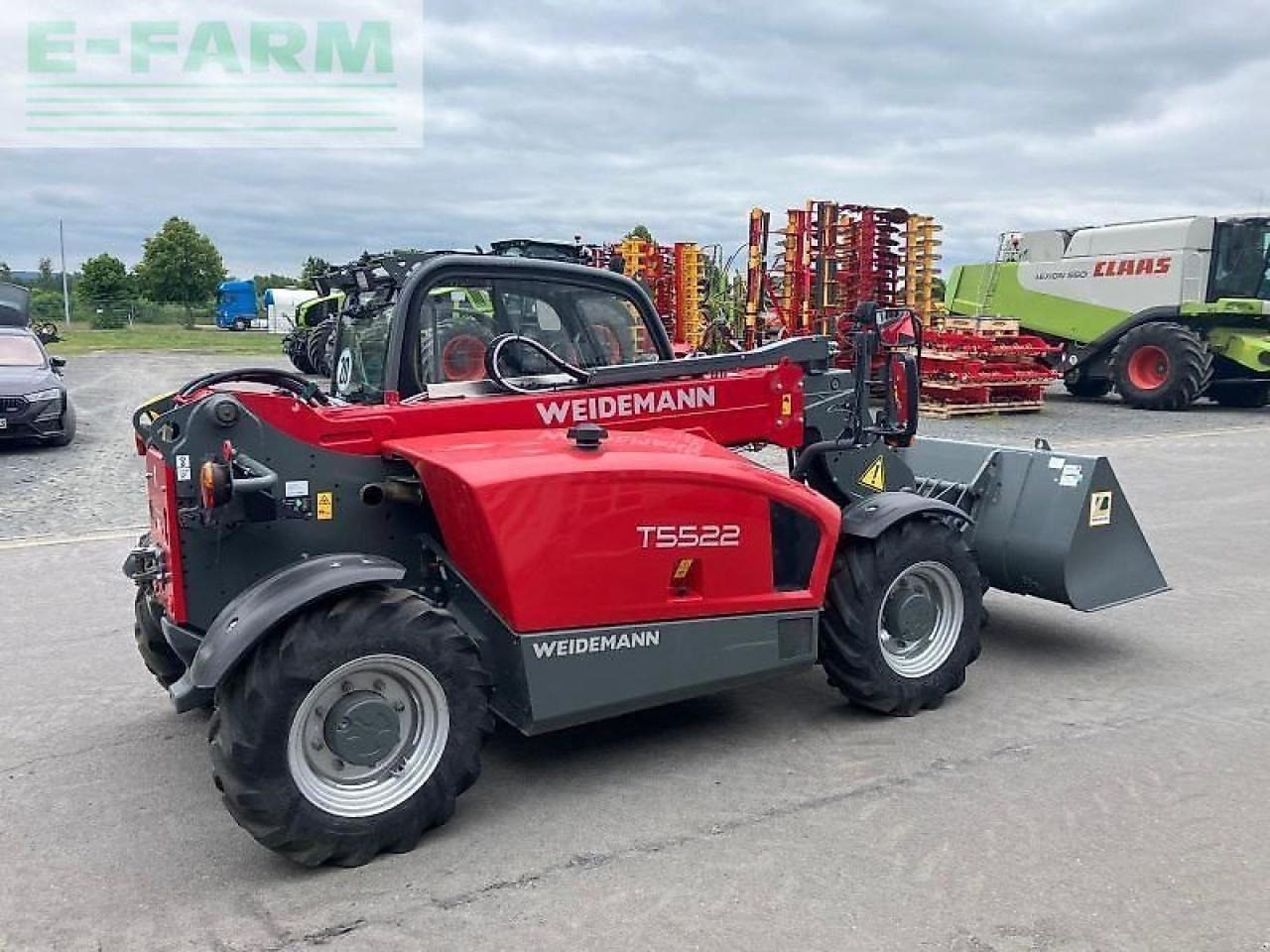 Weidemann teleskopradl. weidemann t5522 - Телескопичен товарач: снимка 3 Weidemann teleskopradl. weidemann t5522 - Телескопичен товарач: снимка 3