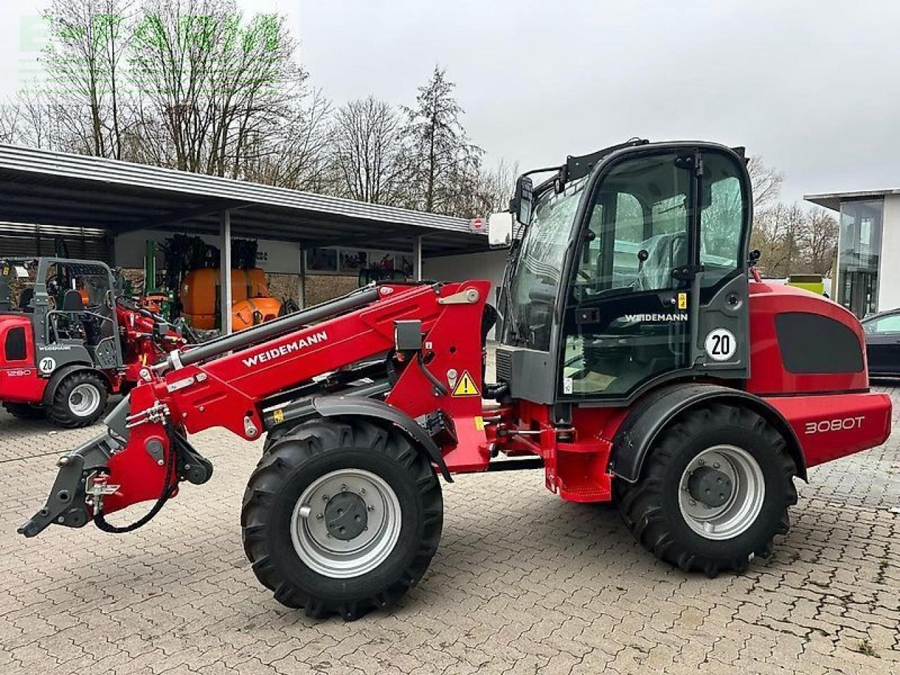 Weidemann teleskopradlader 3080t - Колесен товарач: снимка 4 Weidemann teleskopradlader 3080t - Колесен товарач: снимка 4