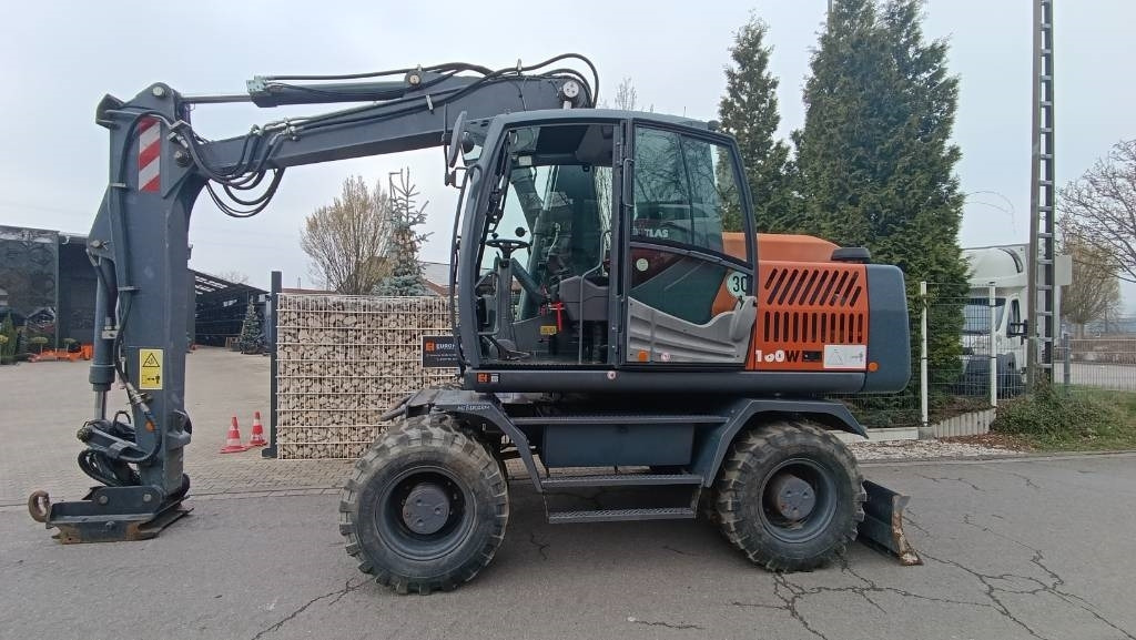 Atlas 160 W, Schnellwechsler OQ 70/55, Straßenzulassung - Колесен багер: снимка 1 Atlas 160 W, Schnellwechsler OQ 70/55, Straßenzulassung - Колесен багер: снимка 1