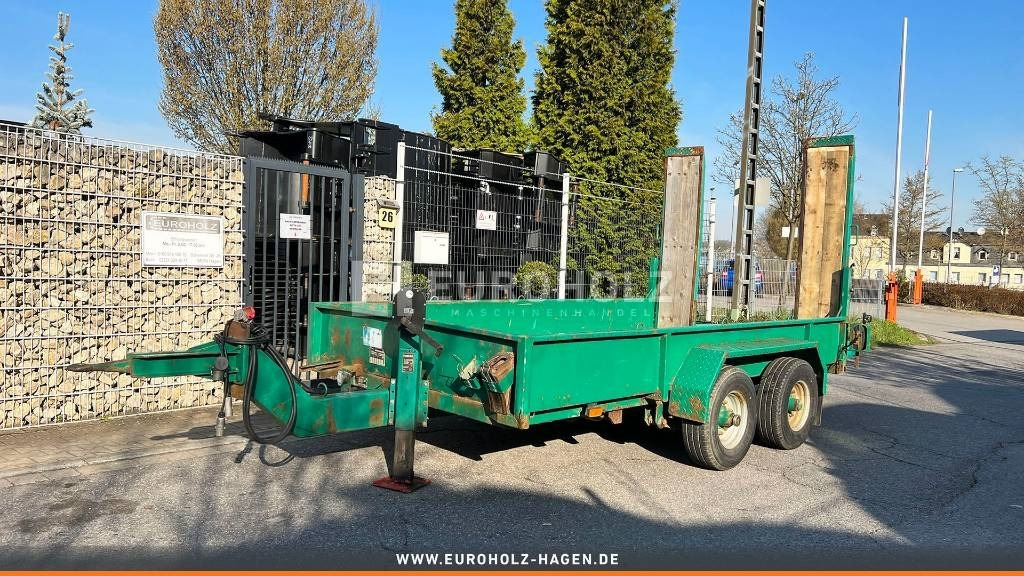 Blomenröhr 2-Achsen Anhänger, Tandem Tieflader für Bagger - Нискорамна площадка ремарке: снимка 1 Blomenröhr 2-Achsen Anhänger, Tandem Tieflader für Bagger - Нискорамна площадка ремарке: снимка 1